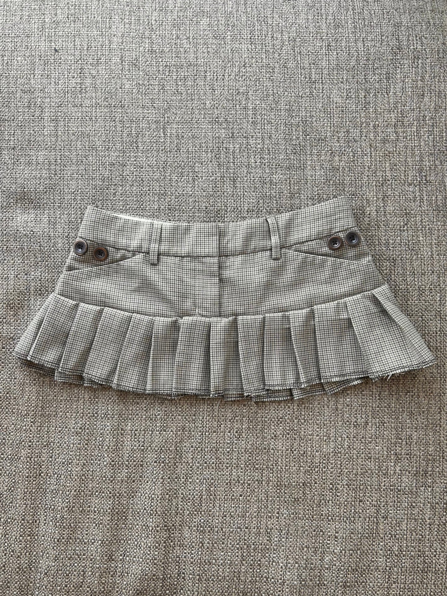 Woodland Button Skirt