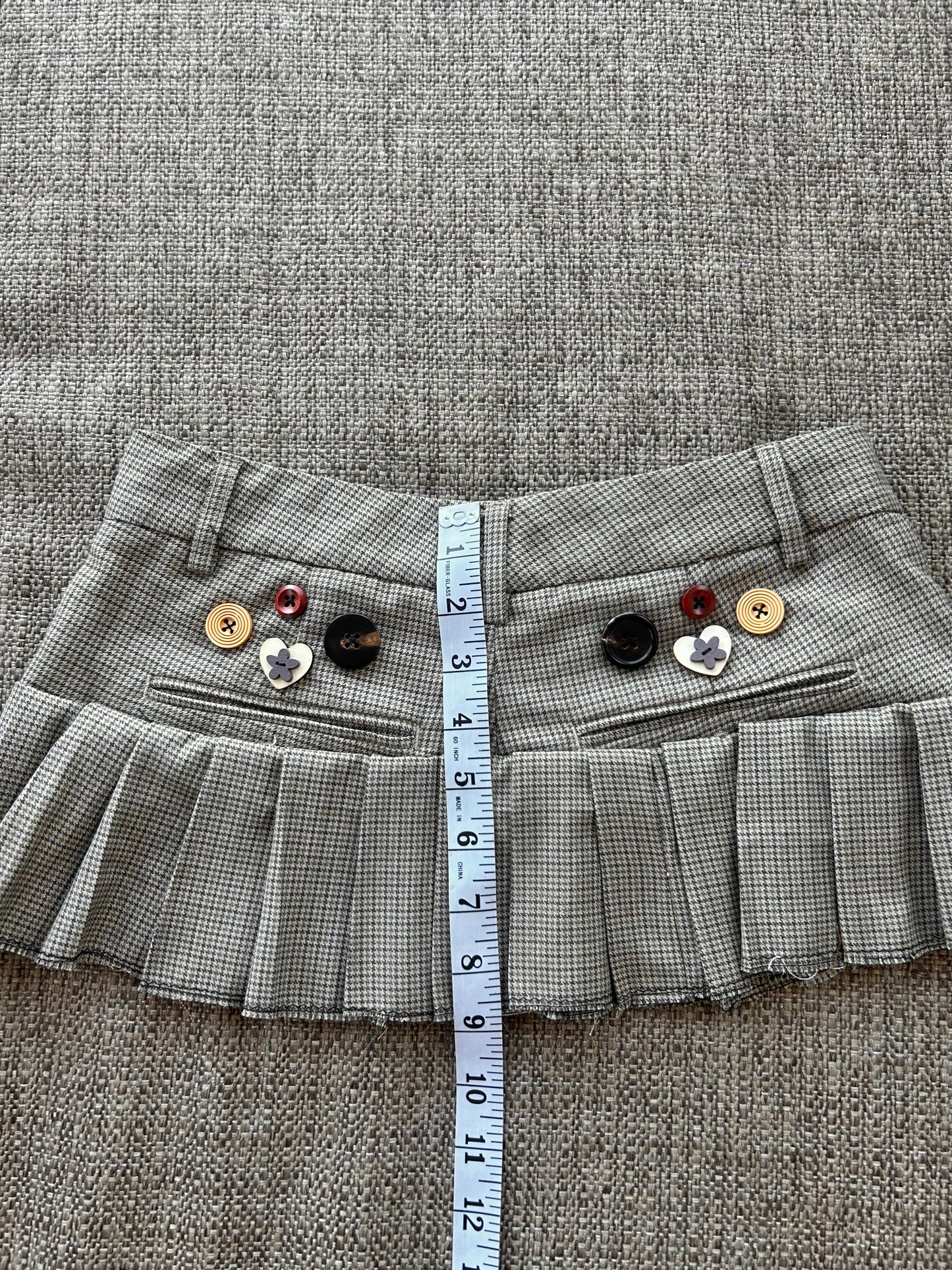 Woodland Button Skirt