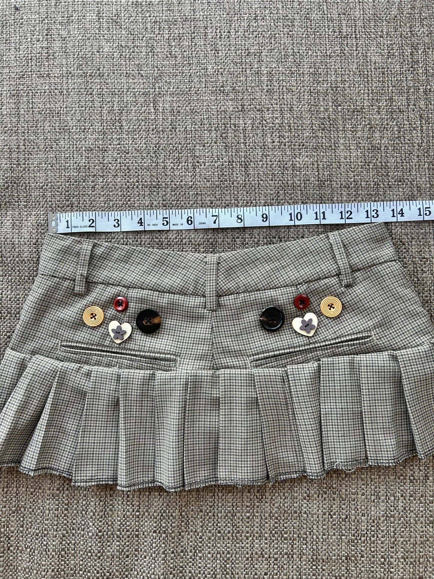 Woodland Button Skirt