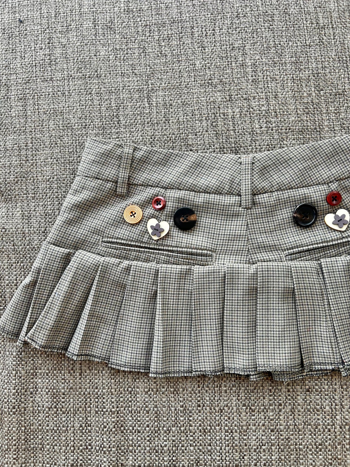 Woodland Button Skirt