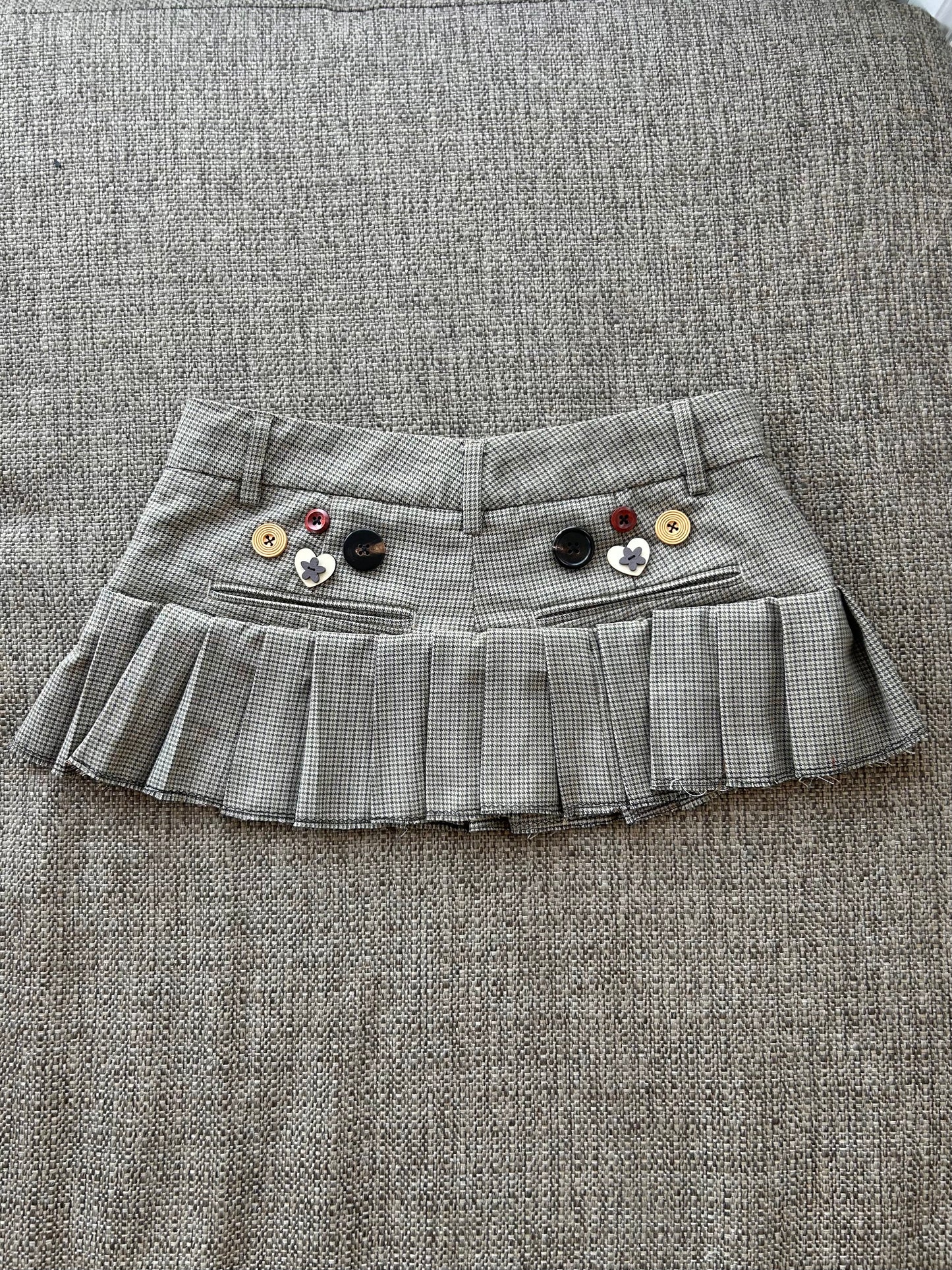 Woodland Button Skirt