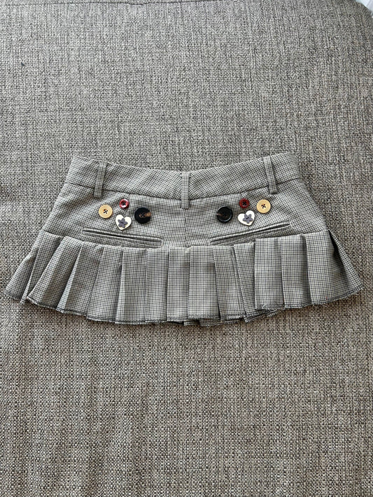 Woodland Button Skirt