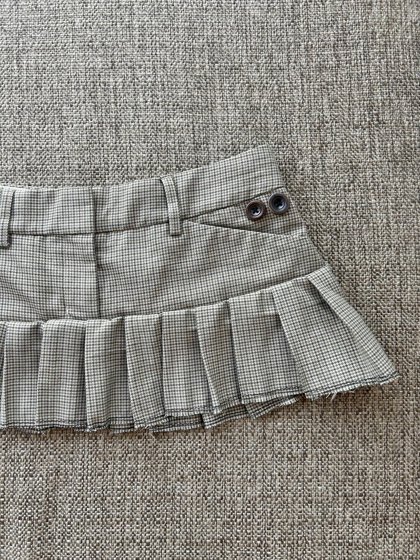 Woodland Button Skirt